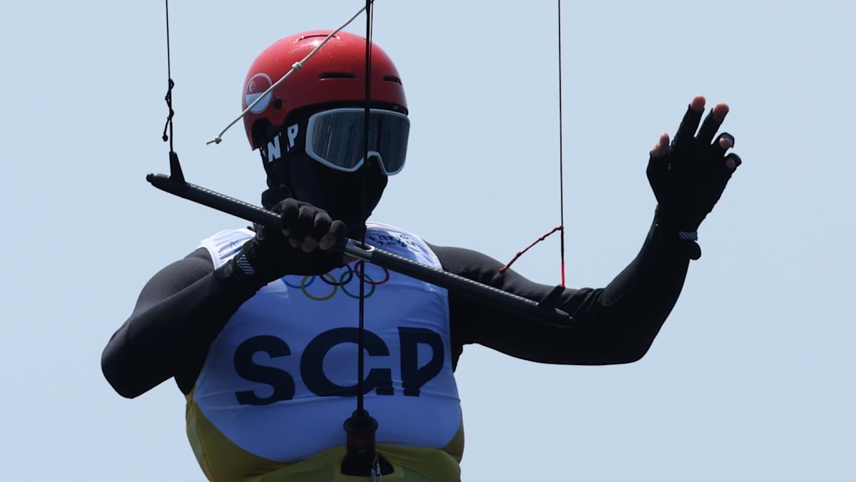 Facing challenging conditions, routine is key for Singapore kitefoiler ...