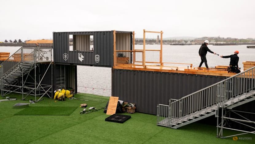 Seattle World Cup barge gives soccer's global language a waterfront home