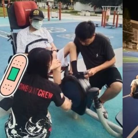 稀世之珍:廖峻细如手臂的双腿,身体虚弱,行走依靠他人支撑