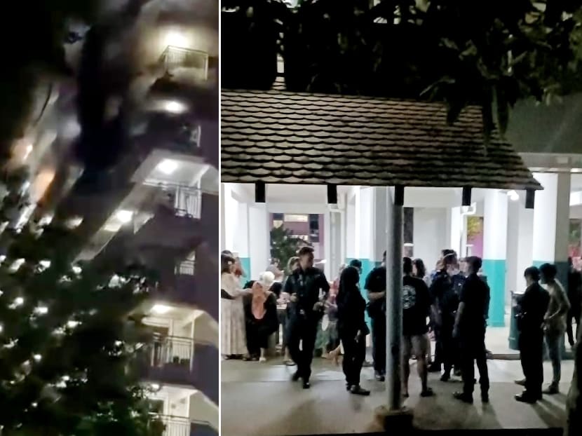 About 100 residents were evacuated after a fire broke out at Block 541 Bedok North Street 3 on June 6, 2024. About 100 residents were evacuated after a fire broke out at Block 541 Bedok North Street 3 on June 6, 2024.