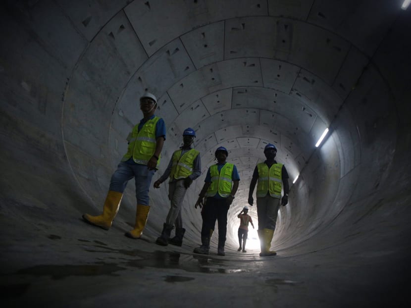 Photo of the day: As part of ongoing efforts to shore up the Republic’s flood defences, the Government plans to spend S$500 million over the next three years to upgrade drains across the island. This is a general view of the Bukit Timah first diversion canal during a media visit on Nov 30, 2017. Photo: Jason Quah/TODAY