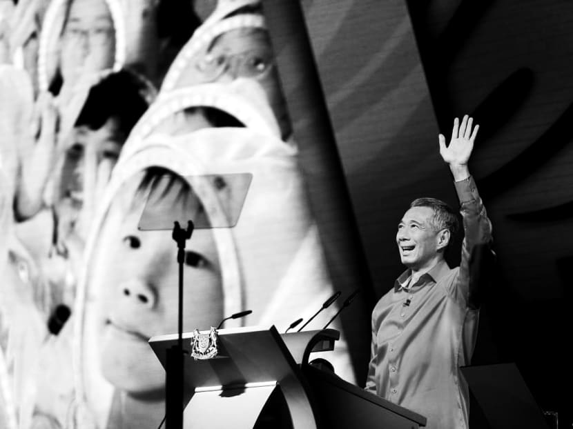 While detailing new domestic policies at the National Day Rally on Sunday, PM Lee also raised broader issues about how Singapore is positioned in the regional and global community. Photo: Don Wong While detailing new domestic policies at the National Day Rally on Sunday, PM Lee also raised broader issues about how Singapore is positioned in the regional and global community. Photo: Don Wong