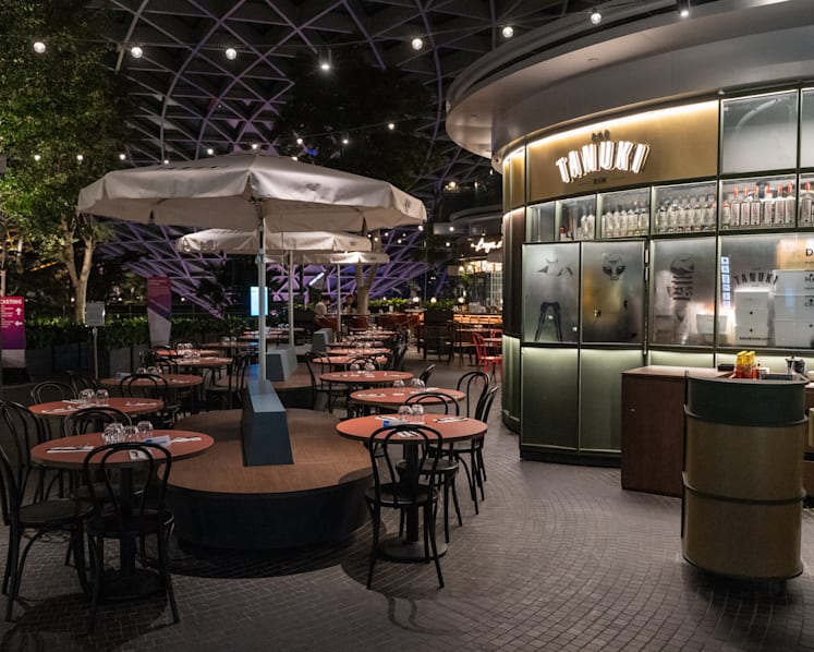 Shorter opening hours for some restaurants at Jewel Changi Airport