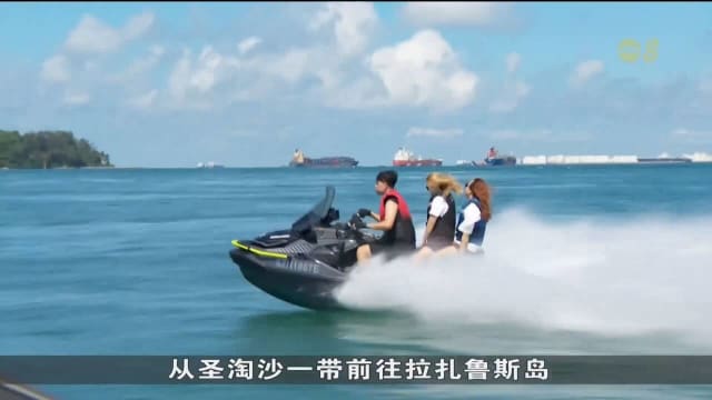 本地气候炎热 更多人参与水上活动消暑解热