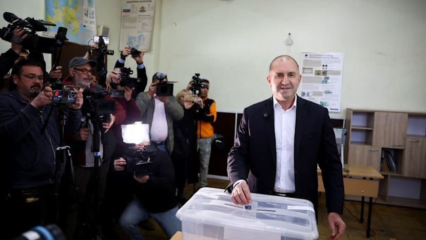 Bulgaria's pro-Russian former president set for landslide election win, exit polls show
