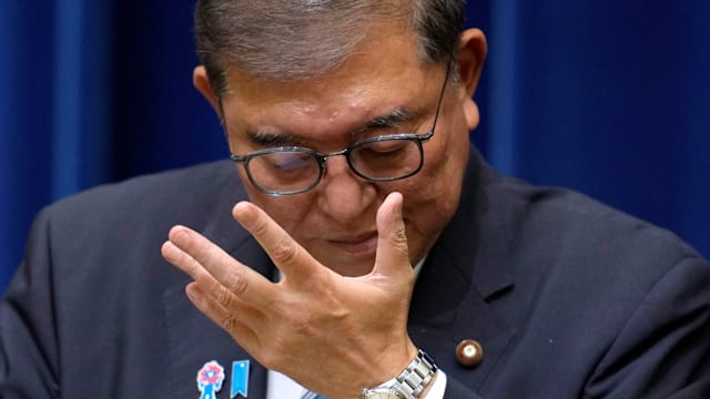 日本首相石破茂正式宣布辞职