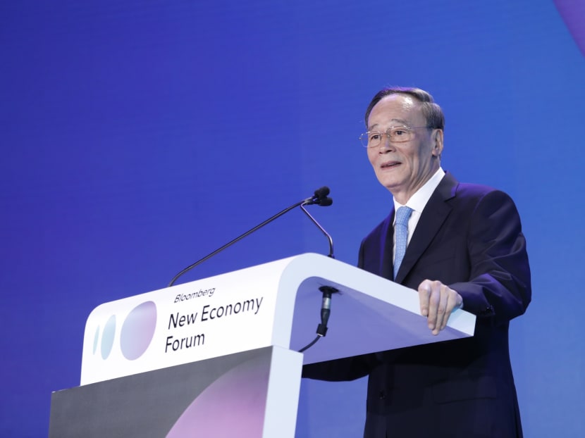 Mr Wang, who was making his third overseas trip since assuming the government’s No. 2 post in March, also used the speech in Singapore on Tuesday to express concerns about growing populist sentiment.