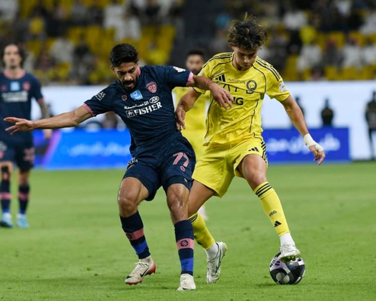 Ronaldo's heart beats faster while converting a penalty against Al-Fayha