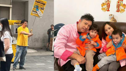 Ex HK Singer Steven Cheung Now Distributing Flyers… And Condoms To Support Family