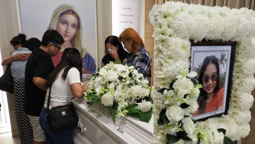 Tearful farewell as second fatal victim of Lucky Plaza crash repatriated to the Philippines
