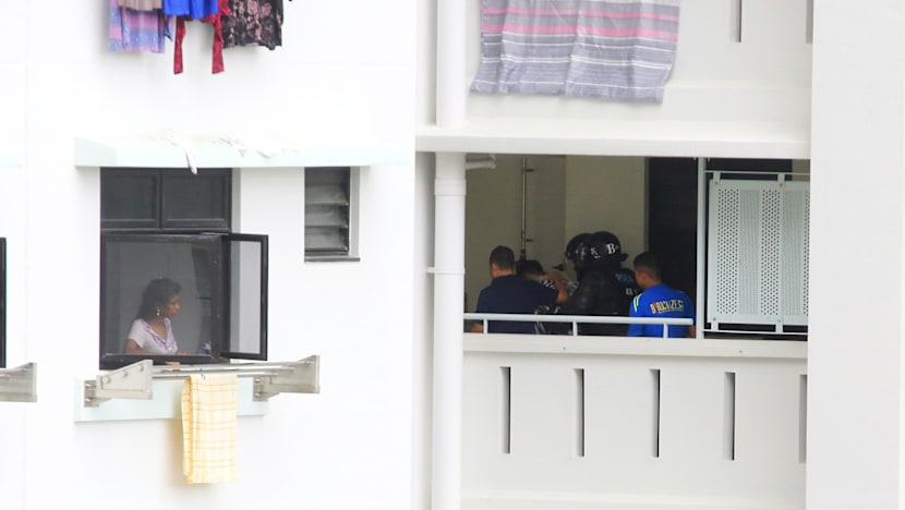 Cops break into Sembawang Drive flat in dramatic end to 17-hour standoff 