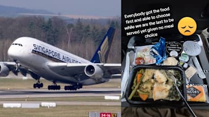 Man Unhappy He Didn’t Get His Preferred Chicken Meal on SQ Flight, Netizens Say "Stop Complaining"