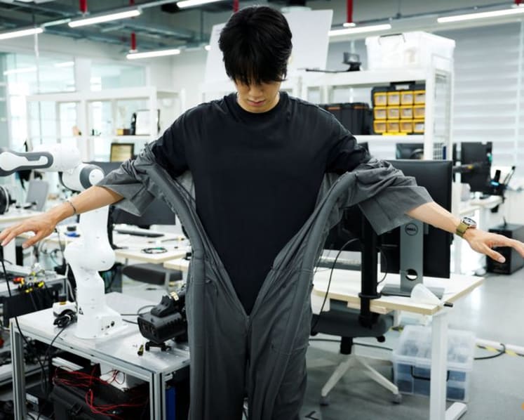 South Korea-US team unveils robotic technology that dresses the wearer