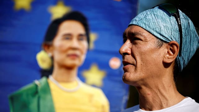 缅甸军政府称翁山淑枝健康情况良好