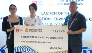 Yayasan Olimpik SG terima derma S$500,000 dari Yayasan Lee Kim Tah