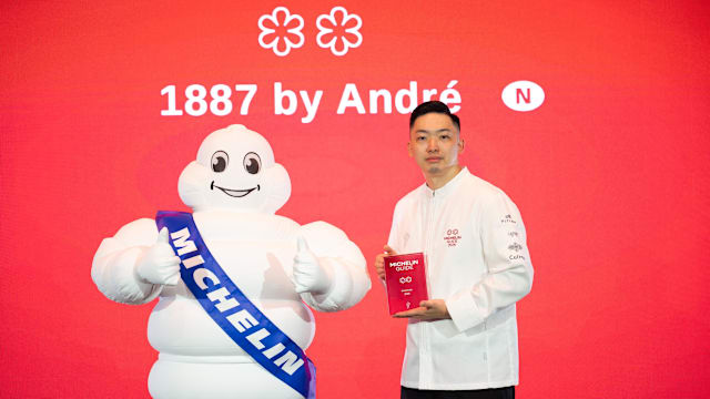 【新加坡米其林指南2026】开业不到1年即摘二星　1887 by André主厨：压力更大，要回应顾客期待