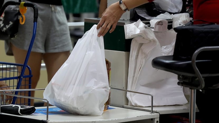 Majority of Singapore supermarkets will charge 5 cents per plastic bag from July 3