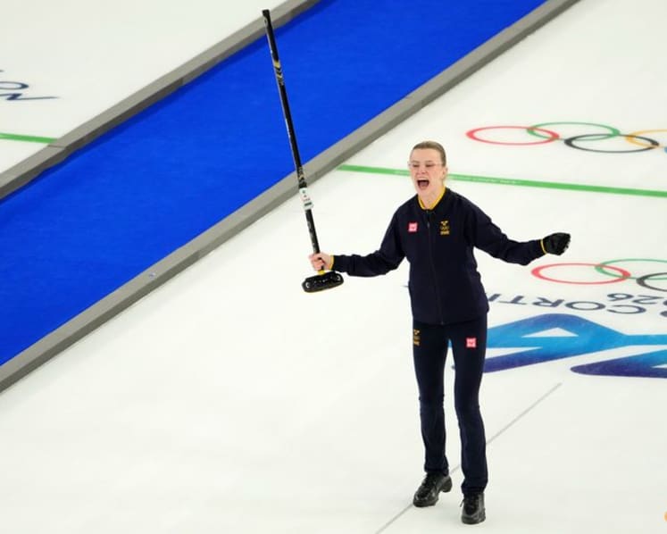 Curling-Sweden's Isabella Wranaa delighted after winning gold on Games debut
