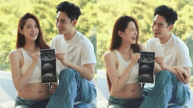 结婚3个月晒大肚照　欧阳妮妮宣布怀孕！