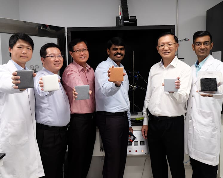 NTU, JTC develop paint coating with quick application, can withstand fire longer