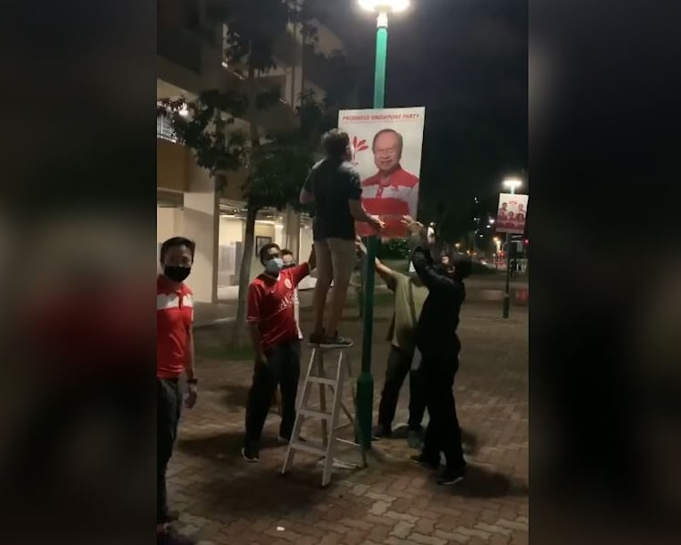 GE2020: PAP, PSP ordered by town council to take down posters in West Coast GRC for public safety