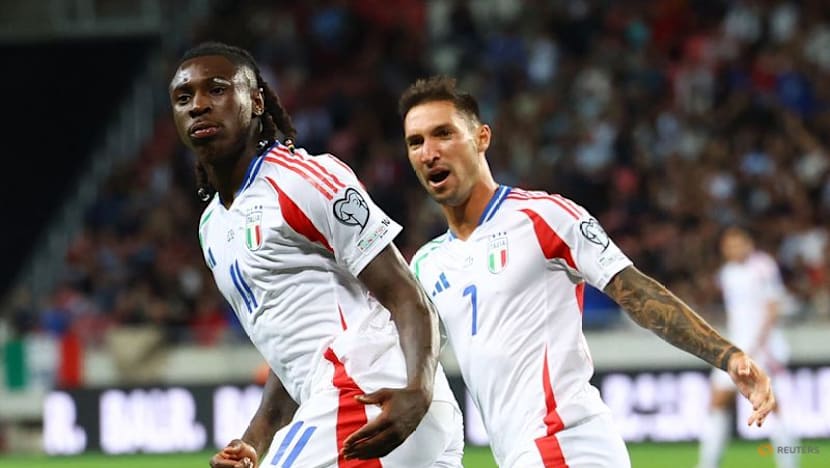 Italy keep World Cup hopes ticking over with crazy 5-4 win over Israel - CNA