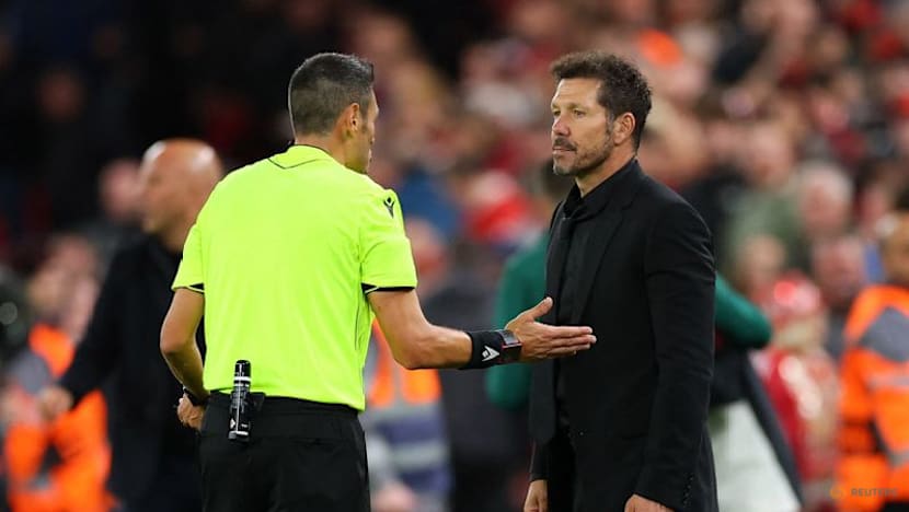 I was insulted for 90 minutes, says Simeone, after Anfield red card