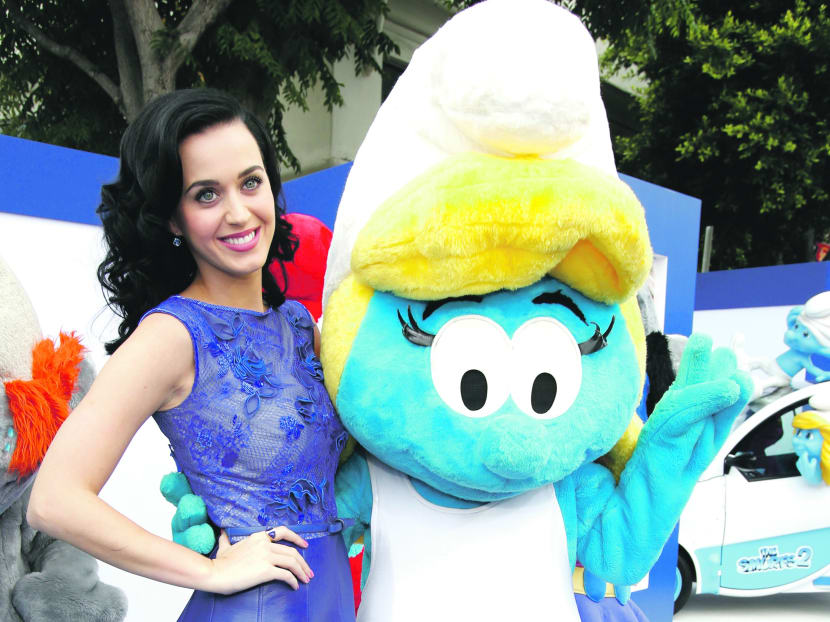 It’s 85 per cent Smurfette, 15 per cent Katy Perry. Photo: Reuters