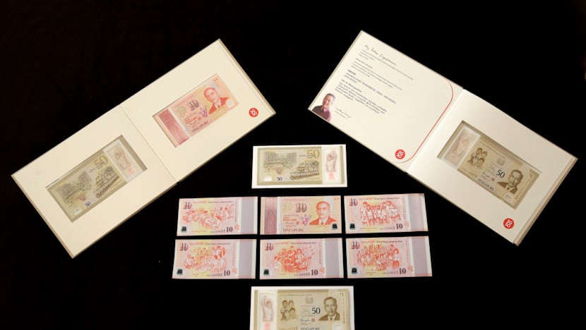 Set of six SG50 commemorative notes unveiled