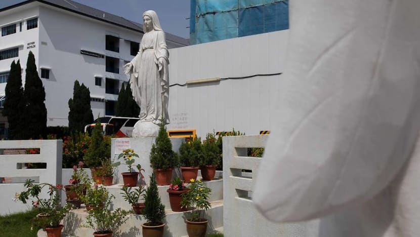 Man given stern warning for trespassing into church and defacing Mother Mary statue