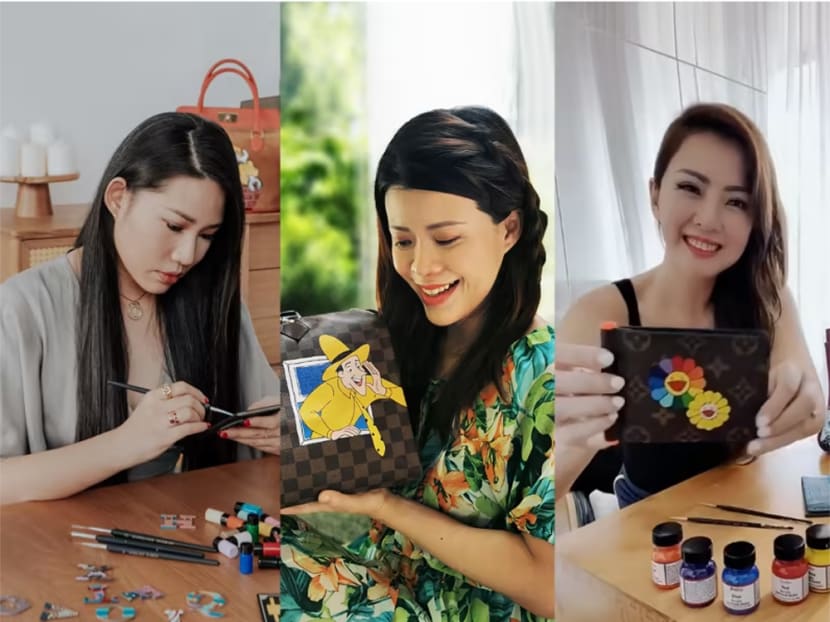 Painting on designer bags: Singapore marquage artists on their craft and its unique appeal Painting on designer bags: Singapore marquage artists on their craft and its unique appeal