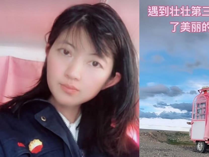 She was reportedly crushed to death by the pink camper cart she was travelling in.