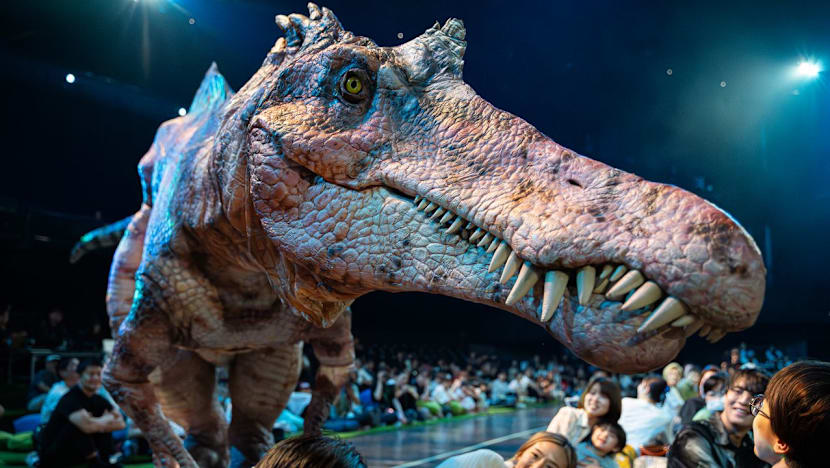 Dinosaur Odyssey, Japan's acclaimed live show with realistic dinosaurs, will land in Singapore in December
