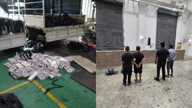 起获2700多条漏税香烟  两男涉逃税逾29万元被捕