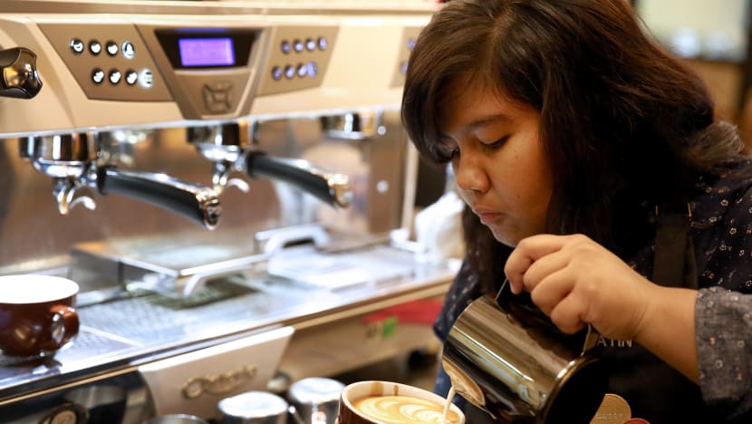 Barista with intellectual disability pours her heart into latte art