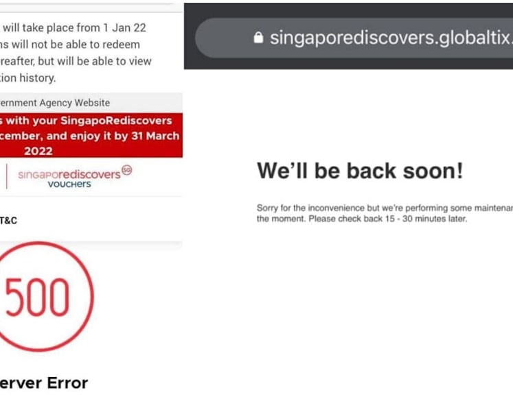 'Extremely frustrating': Users report being unable to redeem SingapoRediscovers Vouchers in last-minute dash
