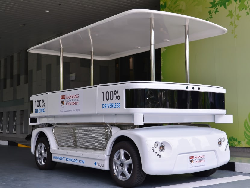 NTU Driverless Vehicle. Photo: NTU