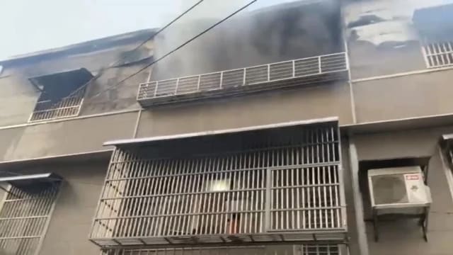 台湾住宅清晨发生大火 铁窗阻逃生五人丧命