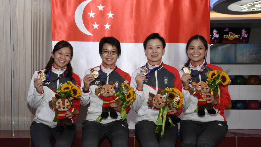 Singapore's women complete sweep of bowling golds at SEA Games 