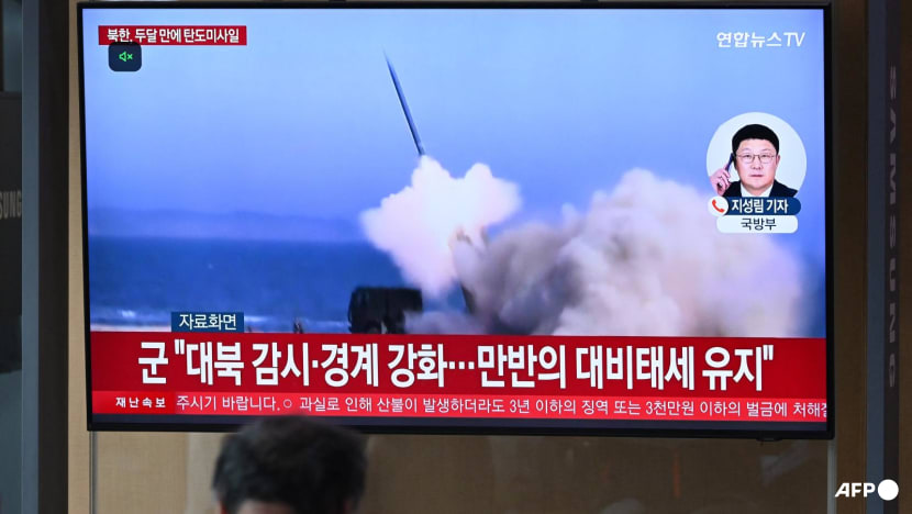 North Korea fires flurry of short-range ballistic missiles North Korea fires flurry of short-range ballistic missiles
