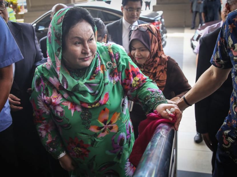 Ms Rosmah Mansor arriving at the Kuala Lumpur Court Complex on Feb 5, 2020.