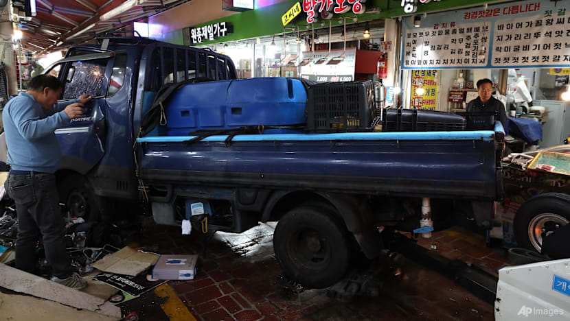 Two dead, 18 hurt in South Korea after truck crashes into market