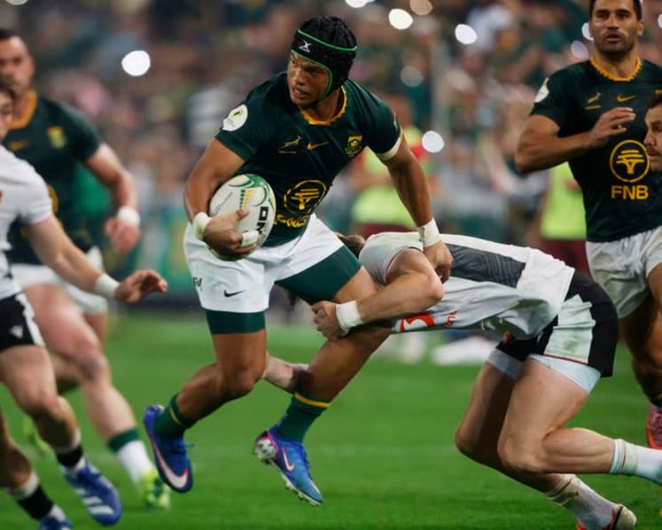 Sloppy Springboks secure 43-0 win over Wales in Nations Championship