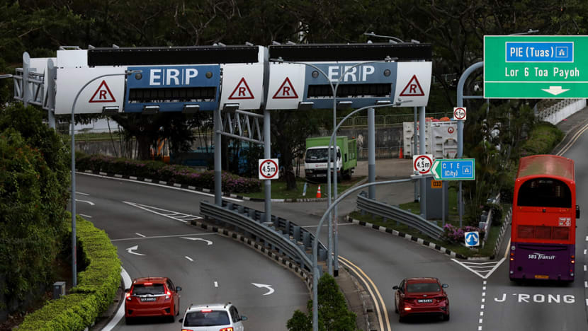 ERP rates to be increased by S$1 at 6 gantries along CTE