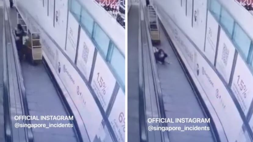 Sheng Siong ambil langkah pencegahan setelah 2 pelanggan dirempuh troli di tangga bergerak