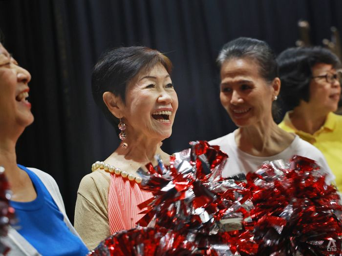 At 82, she dances, dresses as she wishes and dismisses her 'old-fashioned' critics