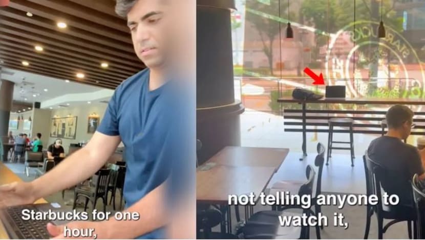 SG selamat dari jenayah? Lelaki ini sengaja tinggalkan komputer riba di kafe 
