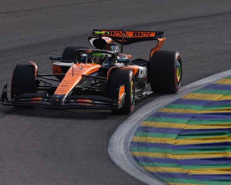 Norris on pole for Sao Paulo sprint, Piastri third