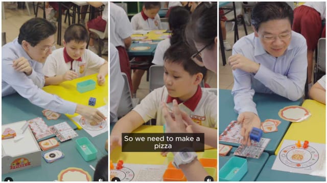体验数学课寓教于乐 黄总理：乐见学校积极变化 