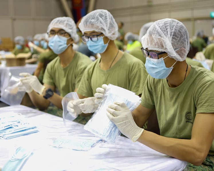 SAF personnel packing masks, doing contact tracing, supporting fight against Wuhan coronavirus
